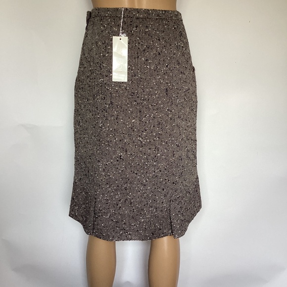 Luca Luca Italy NWT Mona Tweed A-Line skirt 40 - Picture 3 of 8
